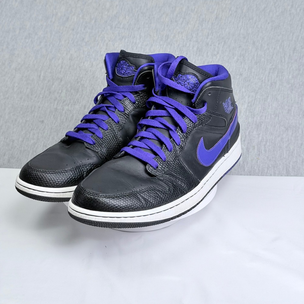Nike Air Jordan 1 Retro 86 Dark Concord Black Purple 644490-014 Mens Size 12 - Picture 1 of 11